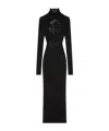 Givenchy Robe En Dentelle Florale In Black