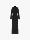 Givenchy Dress In Lurex With Floral Jacquard In Black