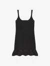 Givenchy Dress In Monogram 72 Jacquard With Twisted Straps In Black