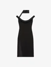 Givenchy Dress In Wool With Swallow Collar In Black