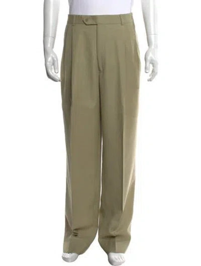 Pre-owned Givenchy Dress Pants In Green