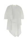 Givenchy White Poplin Mini Dress In White