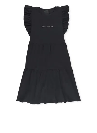 Givenchy Kids' Dress With Logo In Black