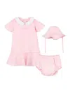 Givenchy Cotton Dress, Bloomers And Hat Set In Pink