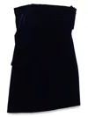 Givenchy Draped One-shoulder Velvet Dress