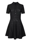 Givenchy Robe Polo En Jacquard Monogramme 72 In Black