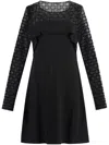 Givenchy Draped Jersey Dress In Black
