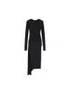 Givenchy Woman Maxi Dress Black Size 4 Viscose, Polyamide, Elastane In Black