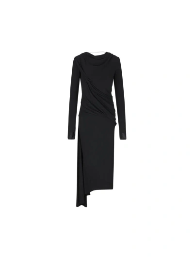 Givenchy Woman Maxi Dress Black Size 4 Viscose, Polyamide, Elastane