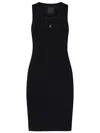 Givenchy Women's Tank Dress In Cotton With 4g Detail In Black