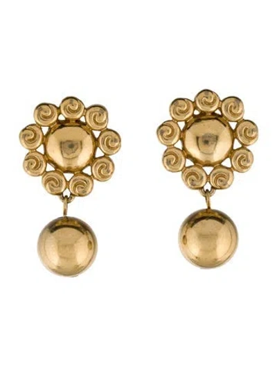 Pre-owned Givenchy Drop Clip-on Earrings In Multi