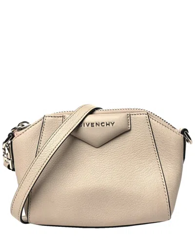 Givenchy Dune Goatskin Leather Sugar Mini Antigona (authentic Pre-loved)