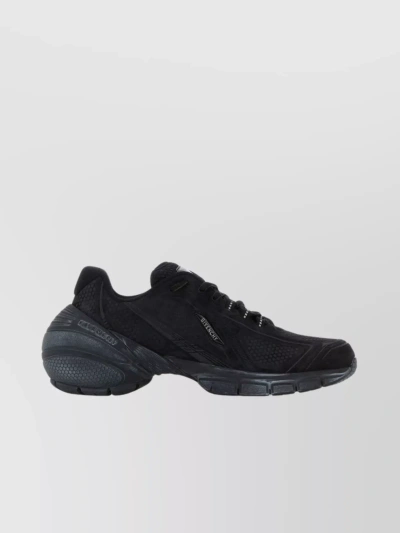 GIVENCHY DYNAMIC TEXTURED SNEAKERS WITH CONTRAST SOLE