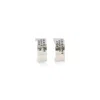 Givenchy Logo Engraved Tape Earrings