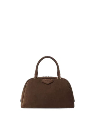 Givenchy East West Soft Medium Handbag In Ebonybrown
