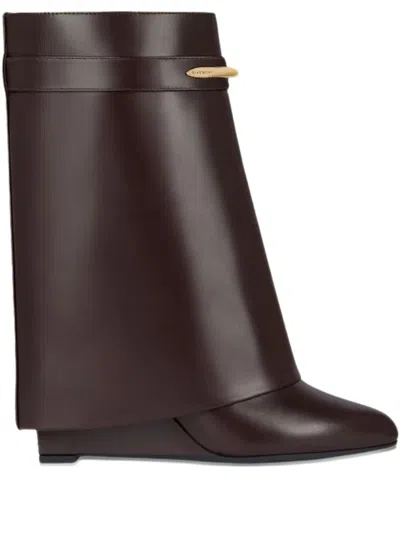 Givenchy Ebony Calf Leather Boots