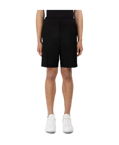 Givenchy Elastic Belt Shorts In Black