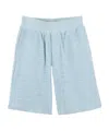 Givenchy Elastic Waist Shorts In Blue