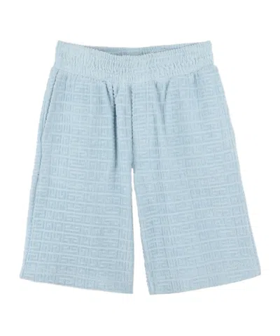Givenchy Elastic Waist Shorts In Blue