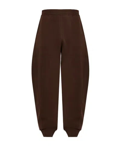 Givenchy Elastic Waist Sports Pants In Brown