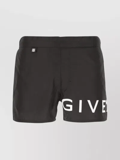 GIVENCHY ELASTIC WAISTBAND SWIM SHORTS WITH BACK POCKET