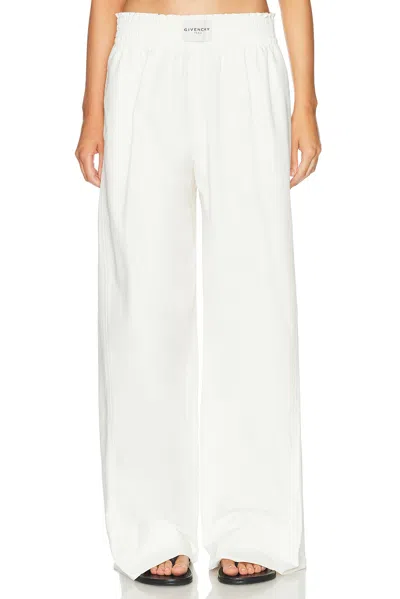 Givenchy Elasticated Band Trouser In Ivory