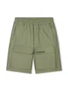 Givenchy Elasticated Bermuda Shorts In Green