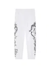 Givenchy Elasticated Print Trousers In White