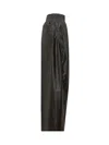 Givenchy Elasticated Waist Linen-twill Trousers In Black