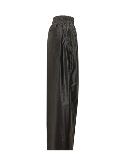 Givenchy Elasticated Waist Linen-twill Trousers In Black
