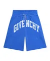 Givenchy Elasticwaist Drawstring Shorts In Blue