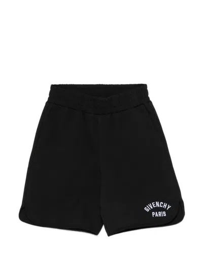Givenchy Kids' Elastic-waistband Shorts In Black