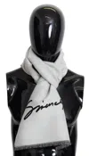 Givenchy Elegant Monochrome Wool-silk Blend Scarf