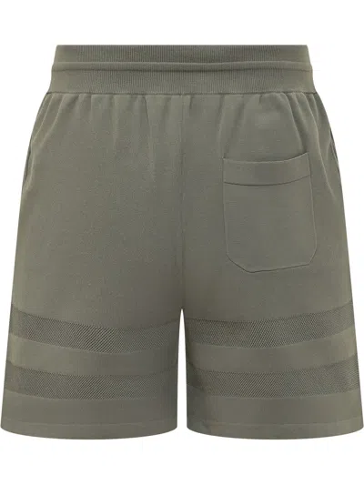 Givenchy Elegant Relaxed Shorts With Adjustable Waist In Salvia