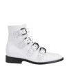 Givenchy Woman Ankle Boots White Size 11 Calfskin