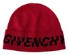 Givenchy Elegant Wool Beanie With Signature Contrast Logo