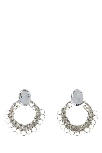 Givenchy Embellished Metal Broken Chandelier Earrings
