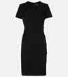 Givenchy Dress In Punto Milano With Buttons In Black