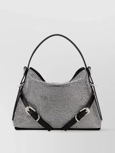 Givenchy Embellished Nano Handbag With Buckle And Rhinestone