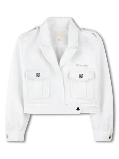 GIVENCHY EMBOIDERED-LOGO JACKET