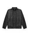Givenchy Embossed-4g Leather Jacket In Black