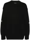 Givenchy Embossed-detail Sweatshirt In Black
