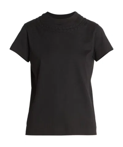GIVENCHY GIVENCHY EMBOSSED CHAIN COLLAR SLIM-FIT T-SHIRT