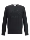 Givenchy Mens Black Logo-embroidered Crewneck Knitted Cotton Jumper Xl In Gray