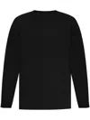 Givenchy Wool Crew-neck Sweater With Zippered Cuffs In Black