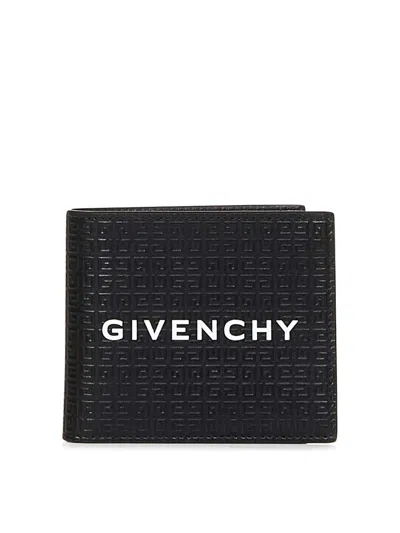 Givenchy Embossed Wallet In Black