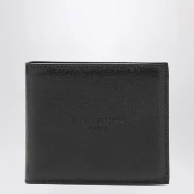 Givenchy Embossed-logo Calf Leather Wallet In Black