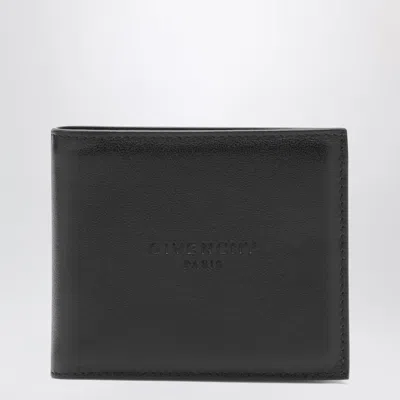 Givenchy Embossed-logo Calf Leather Wallet In Black