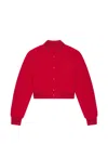 Givenchy Embossed-monogram Wool Jacket In Red