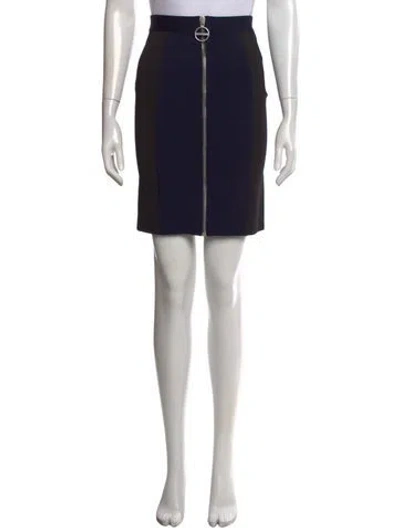 Pre-owned Givenchy Embroidered Accent Mini Skirt In Black